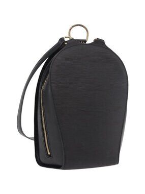 LOUIS VUITTON Epi Mabillon Backpack Black M52232